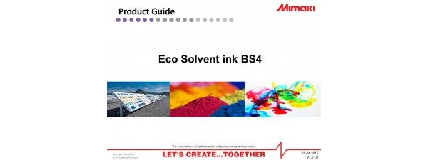 BS4 Ink Product Guide (Powerpoint)