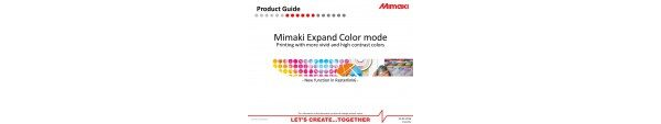 Mimaki Expand Color mode RL6 Product Guide (PDF)